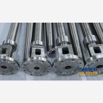 杰德 PVC收縮膜擠出機雙合金機筒螺桿 螺桿鍍硬鉻 支持定制  高產(chǎn)節(jié)能-舟山市杰德機械有限公司，擠出機螺桿，注塑機螺桿，舟山螺桿，螺桿廠